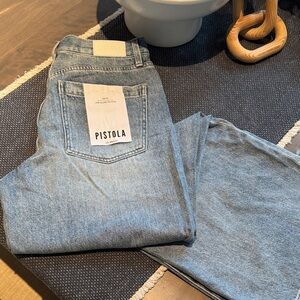 Pistola Women's Jadyn Low Slung Palazzo Jeans New!